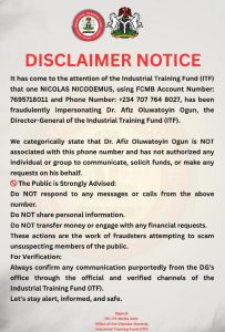 Disclaimer Notice