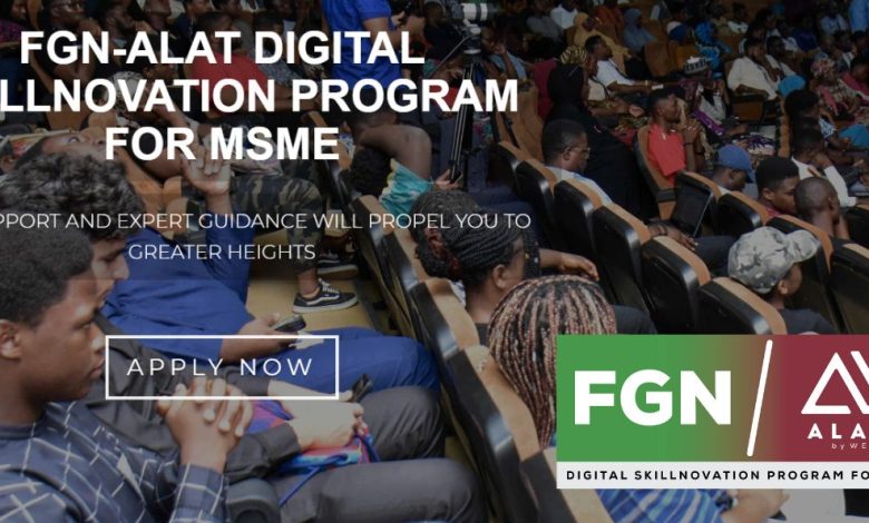 FGN-ALAT Digital Skillnovation Program 2026: Free Digital Skills Training & Grants for Nigerian Youths and MSMEs