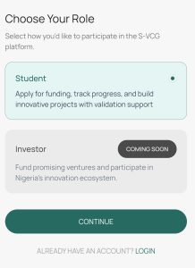 SVCG Funding Application process