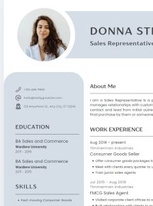 CV sample