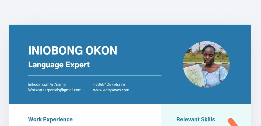 Sample ATS-Friendly Resume for Nigerian AI BOTs